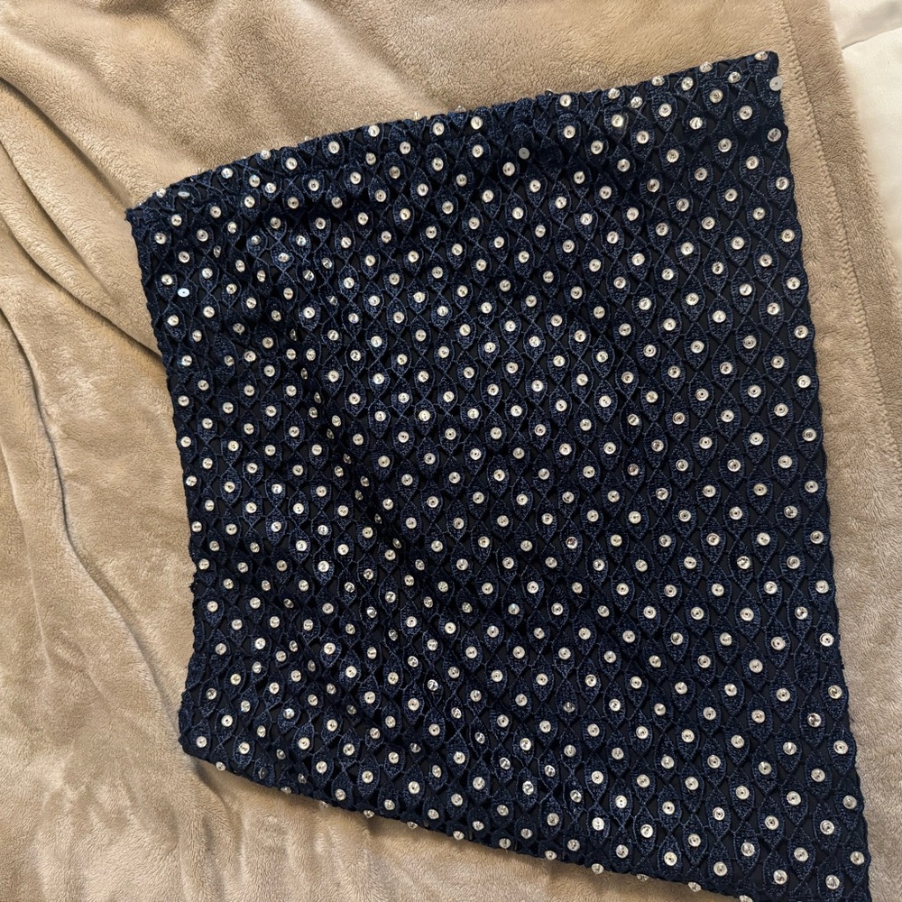 Diane Von Furstenberg Black and Blue Garment